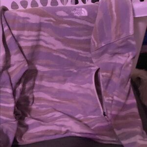 The North Face Lavender Camouflage Pullover